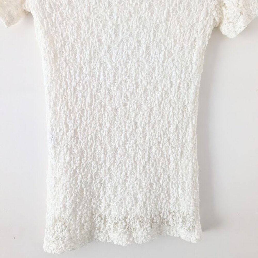 Premise Studio Lacy Short Sleeve Top - Picture 6 of 6